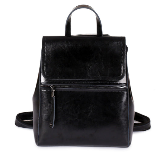 Mochila Vintage de Cuero Encerado para Mujer - Image 6