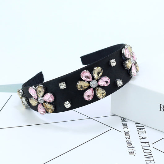 Diadema Completa de Rhinestones Borde Día - Image 10