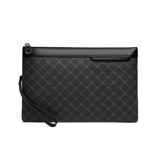 Bolso de Cuero Retro Negro para Hombre - Estilo Vintage - Image 5
