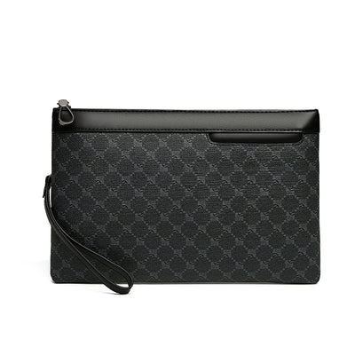 Bolso de Cuero Retro Negro para Hombre - Estilo Vintage - Image 5