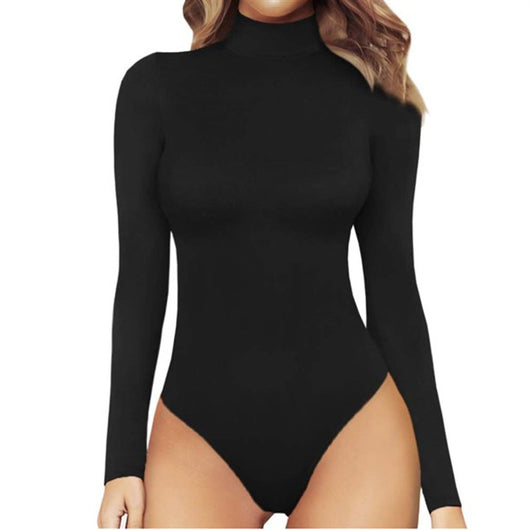 Body Ajustado de Manga Larga Estilo Europeo y Americano para Mujer - Image 24