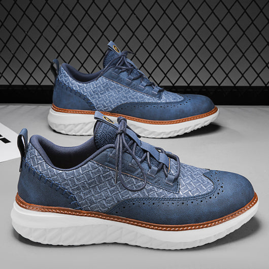 Tenis Deportivos Transpirables con Textura Tejida para Hombre - Image 29