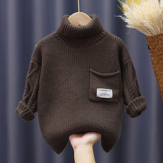 Suéter Infantil Acolchado con Forro Polar para Otoño e Invierno - Image 3