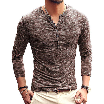 Camiseta Manga Larga Slim Fit para Hombre - Image 12