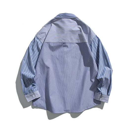 Camisa Suelta Japonesa a Cuadros - Estilo Casual Moderno - Image 5
