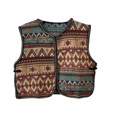 Chaleco Étnico Retro Bordado para Mujer - Abrigo Ligero de Verano - Image 13