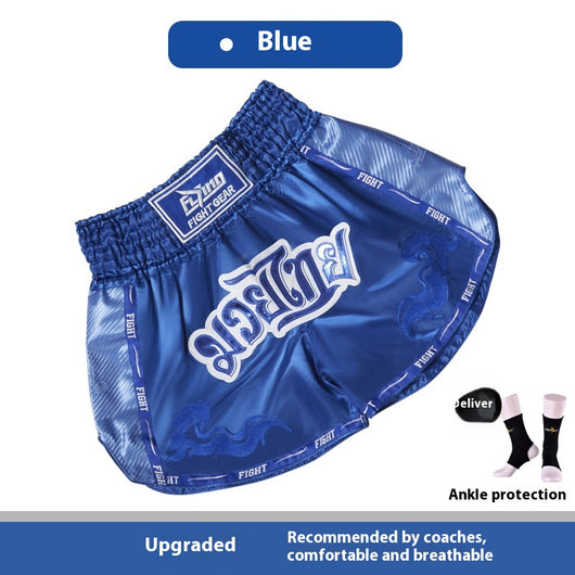Pantalones Cortos Profesionales de Boxeo Tailandés y Sanda para Hombre y Mujer - Image 6
