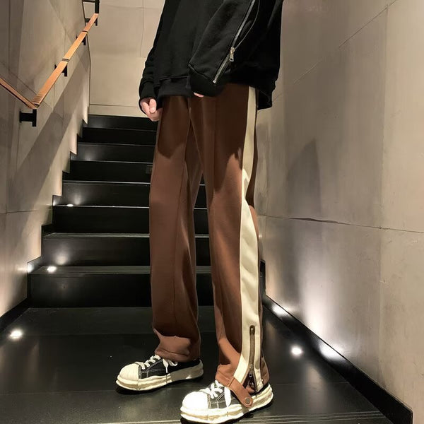 Pantalones Sueltos de Pierna Recta para Hombre - Comodidad de Verano