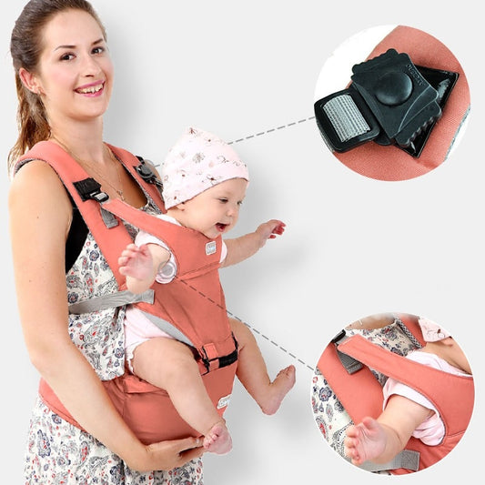 Cargador ergonómico multiposición para bebé