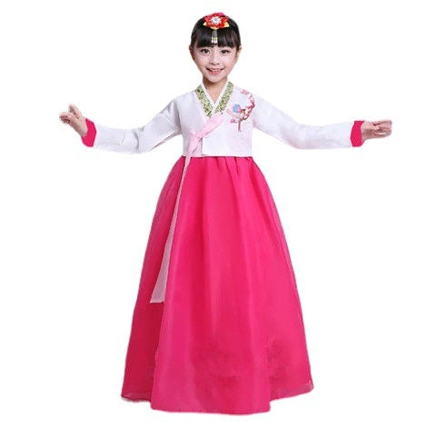 Traje Tradicional Coreano Hanbok para Niñas - Disfraz de Danza y Presentaciones - Image 12