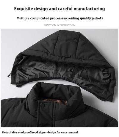 Abrigo Térmico Grueso Algodón Puro Talla Grande Hombre - Image 11