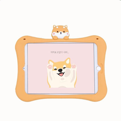 Funda iPad Protectora Corgi Cartoon con Asa - Resistente a Caídas