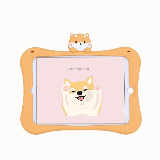Funda iPad Protectora Corgi Cartoon con Asa - Resistente a Caídas