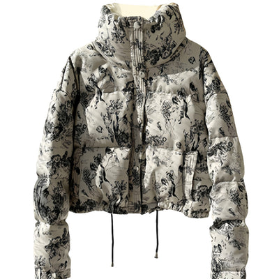 Abrigo Acolchado Suelto de Algodón para Mujer - Estilo Casual - Image 5