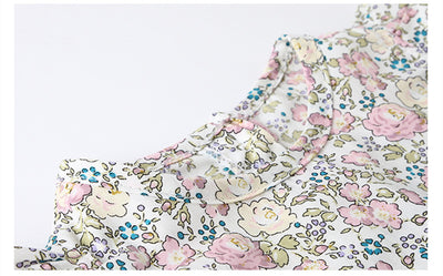 Pelele de Algodón Floral para Bebé - Diseño Pastoral Adorable - Image 12