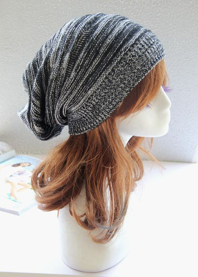Gorro Polar Plisado Bicolor con Forro Cálido - Image 3