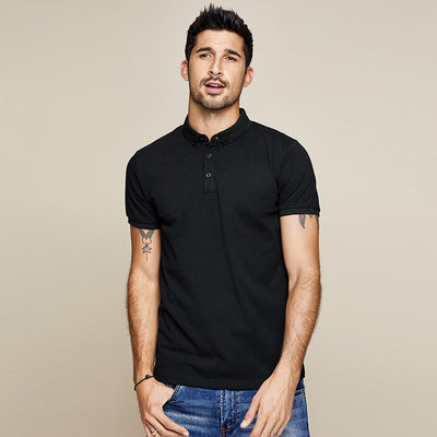 Polo Manga Corta Liso con Cuello para Hombre - Image 12