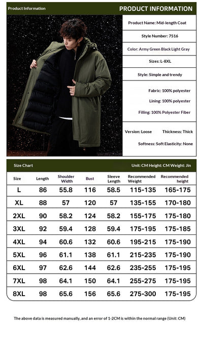 Abrigo Hombre Suelto Impermeable Moderno y Cálido - Image 9