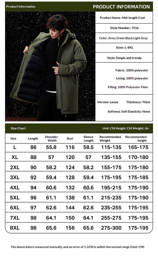 Abrigo Hombre Suelto Impermeable Moderno y Cálido - Image 9