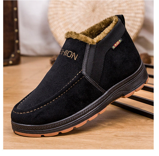 Zapatos de Invierno para Hombre con Forro Polar - Estilo Clásico Cómodo Antideslizante - Image 4