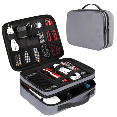 Bolsa Organizadora Dual para Cables, Cargadores y Accesorios Electrónicos - Image 6