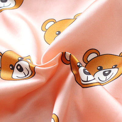 Pijama de Manga Larga Color Sólido para Otoño - Image 37