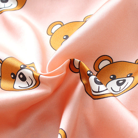 Pijama de Manga Larga Color Sólido para Otoño - Image 37