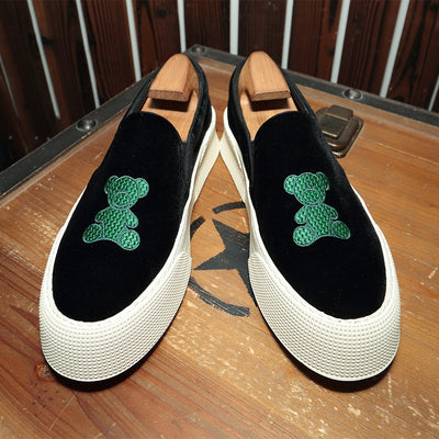 Tenis Casuales para Hombre con Bordado de Oso - Image 10