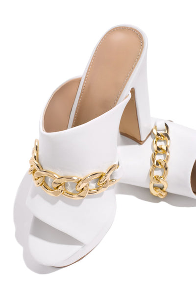 Sandalias Plataforma Metal con Cadena para Exterior - Image 16