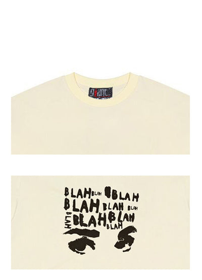 Playera Suelta con Estampado de Letras Personalidad Americana - Image 12