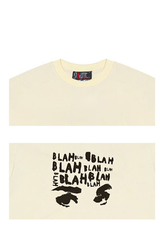 Playera Suelta con Estampado de Letras Personalidad Americana - Image 12