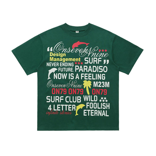 Camiseta Suelta Manga Corta con Escote Diseñado para Hombre - Image 13