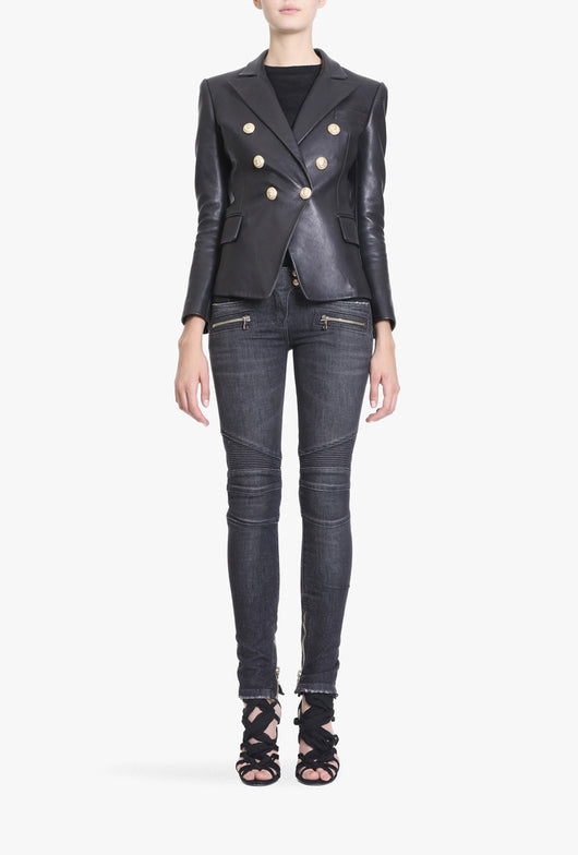 Blusa Corta de Cuero Genuino para Mujer - Estilo Fashion - Image 12