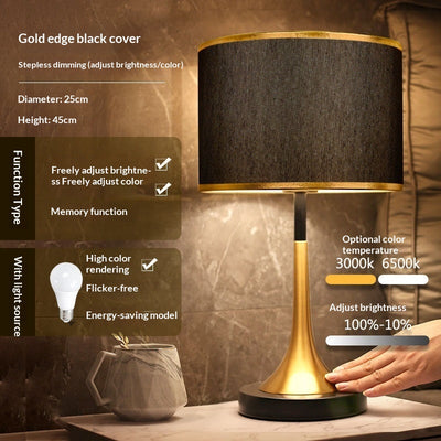 Lámpara de Mesa Minimalista con Sensor Táctil y Atenuador de Luz - Image 6