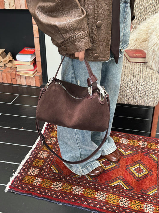Bolso Crossbody de Ante Gamuza Premium con Diseño Exclusivo para Mujer - Image 12