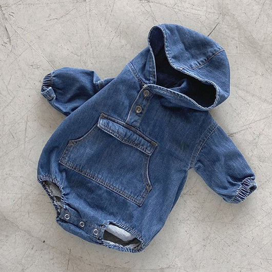 Mono Denim Estilo Coreano para Bebés Niños y Niñas - Image 5