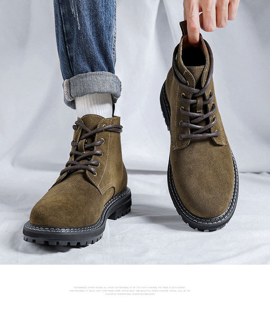 Botas de Ante Impermeables para Otoño e Invierno - Image 9
