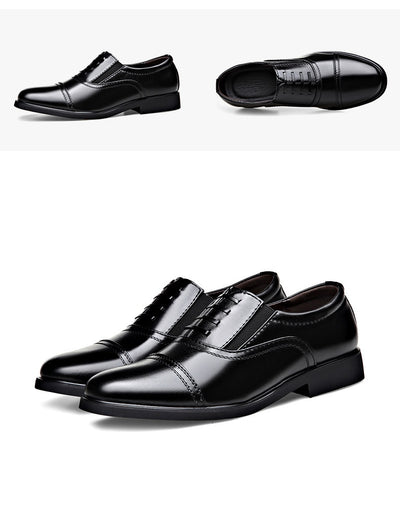 Zapatos de Cuero Formales Puntiagudos para Hombre - Estilo Ejecutivo Británico - Image 26