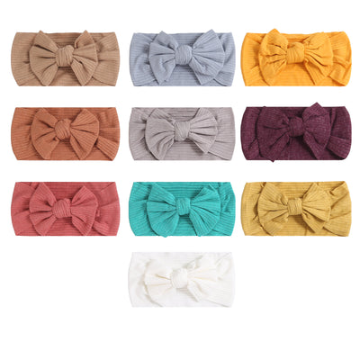 Diadema Elástica Ancha con Moño para Bebé y Niña - Image 32