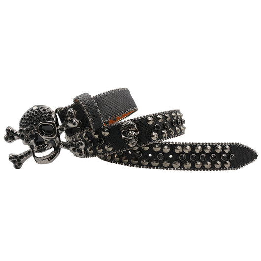 Cinturón Mujer Y2K con Incrustaciones de Diamantes y Patrón de Serpiente - Image 29