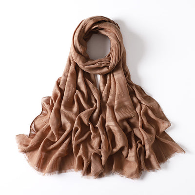 Pañuelo Hijab Premium Tie-Dye Degradado con Estampado Arrugado - Image 11
