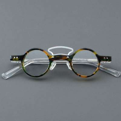 Gafas Retro Marco Redondo Pequeño Estilo Japonés - Image 20