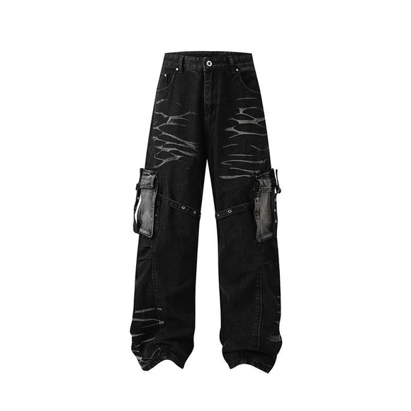 Pantalones Vaqueros de Calle Estilo Americano con Personalidad