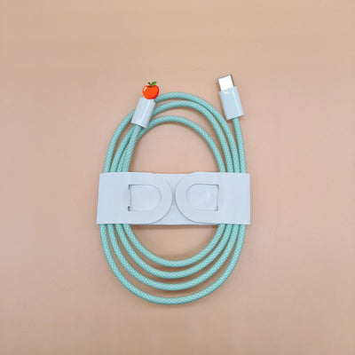 Cable de Carga Rápida PD20W Trenzado Nylon con Transferencia de Datos - Image 6