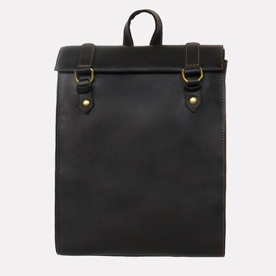 Mochila de Cuero Genuino Artesanal Vintage para Hombre - Image 6