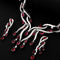 New Crystal Jewelry Zircon Jewelry Set Tassel Pendant Rojo