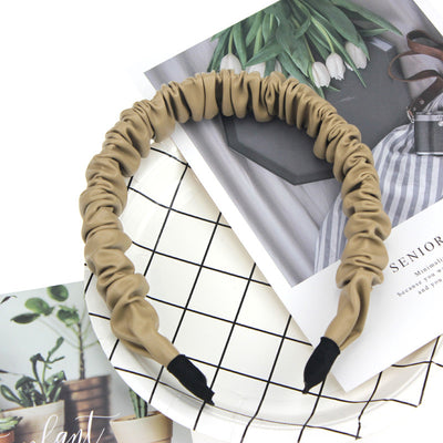 Diadema Plegable de Cuero Premium - Elegancia Minimalista y Versátil - Image 6