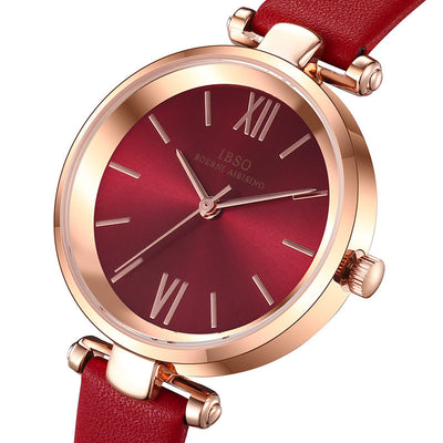 Reloj de Cuarzo Impermeable para Estudiantes - Diseño Minimalista en Cuero - Image 9
