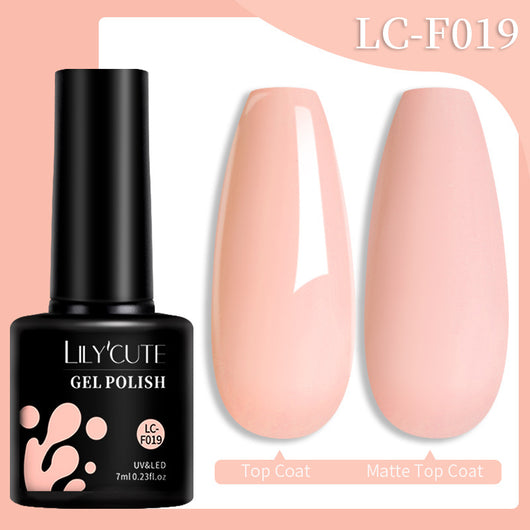 Set de Pegamento para Uñas con Brillo de Color Sólido - Image 54