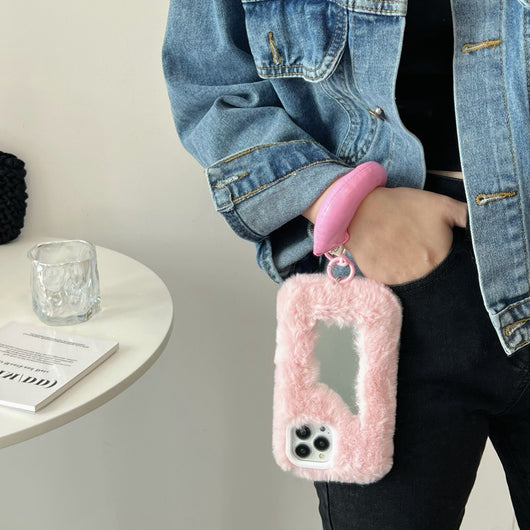 Funda Espejo de Maquillaje Esponjosa para Teléfono - Image 9
